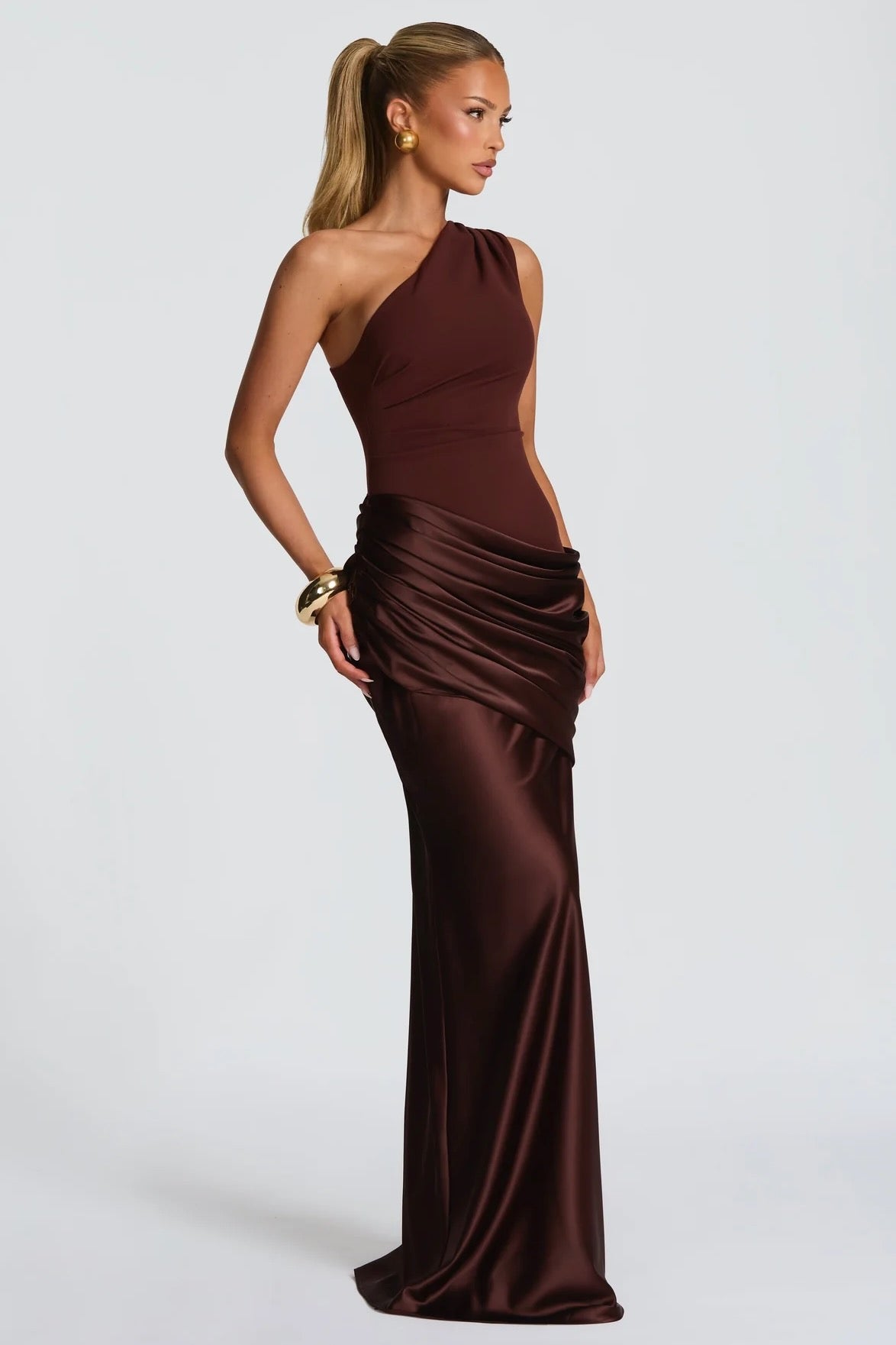 Babyboo Sadona Maxi Dress - Plum Brown