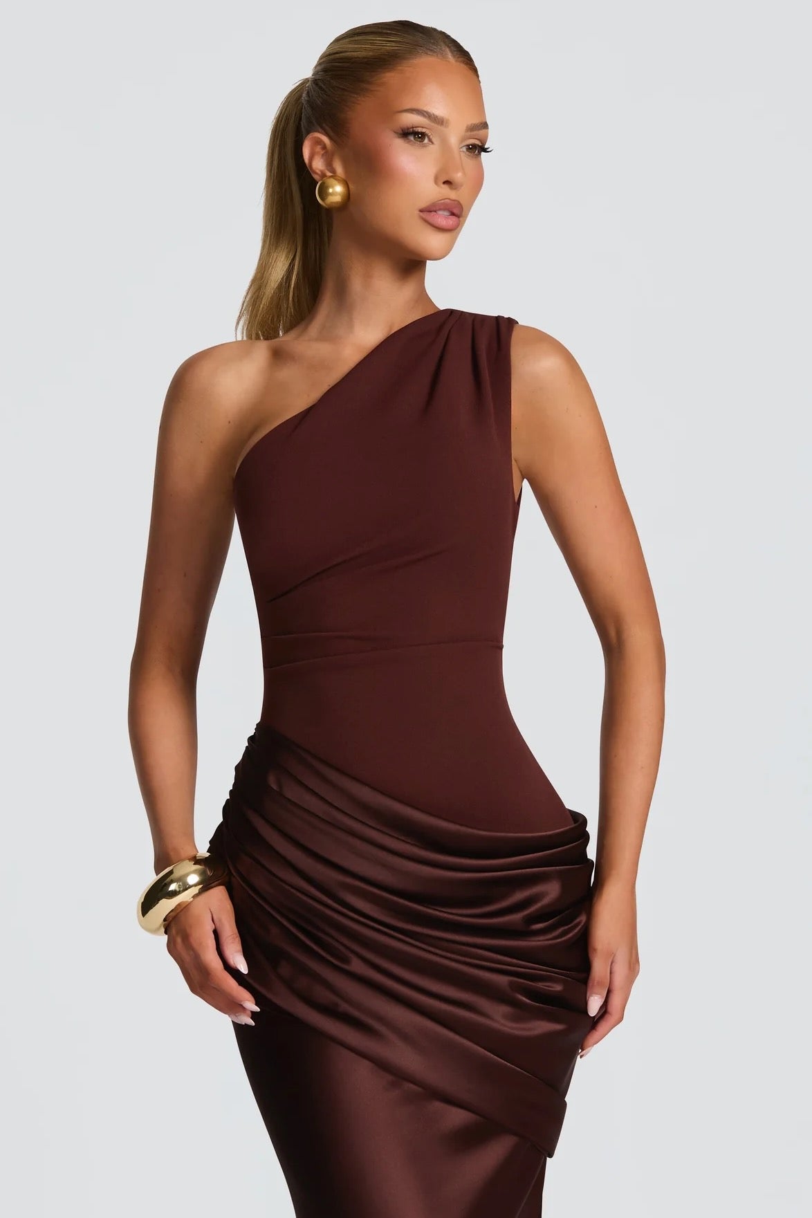 Babyboo Sadona Maxi Dress - Plum Brown