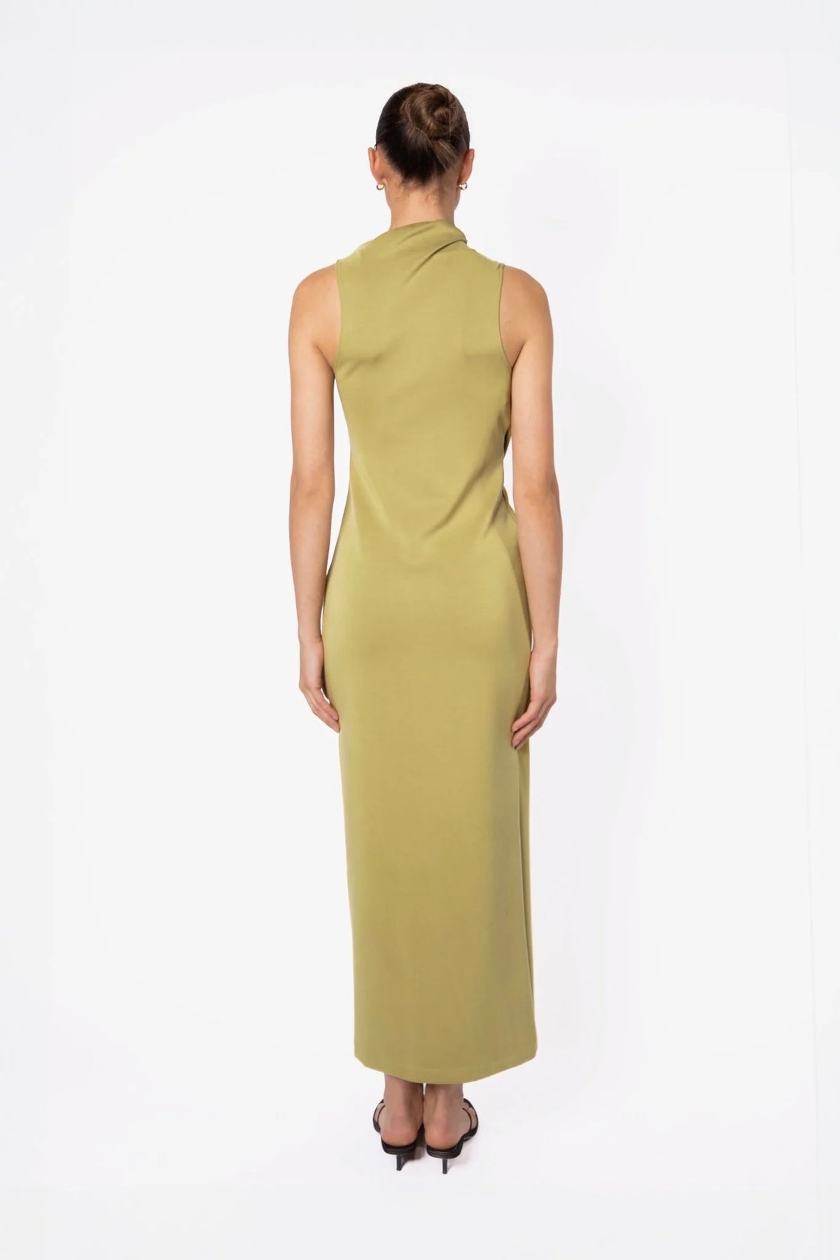 One Fell Swoop Sculpted Stretch Dress - Wasabi