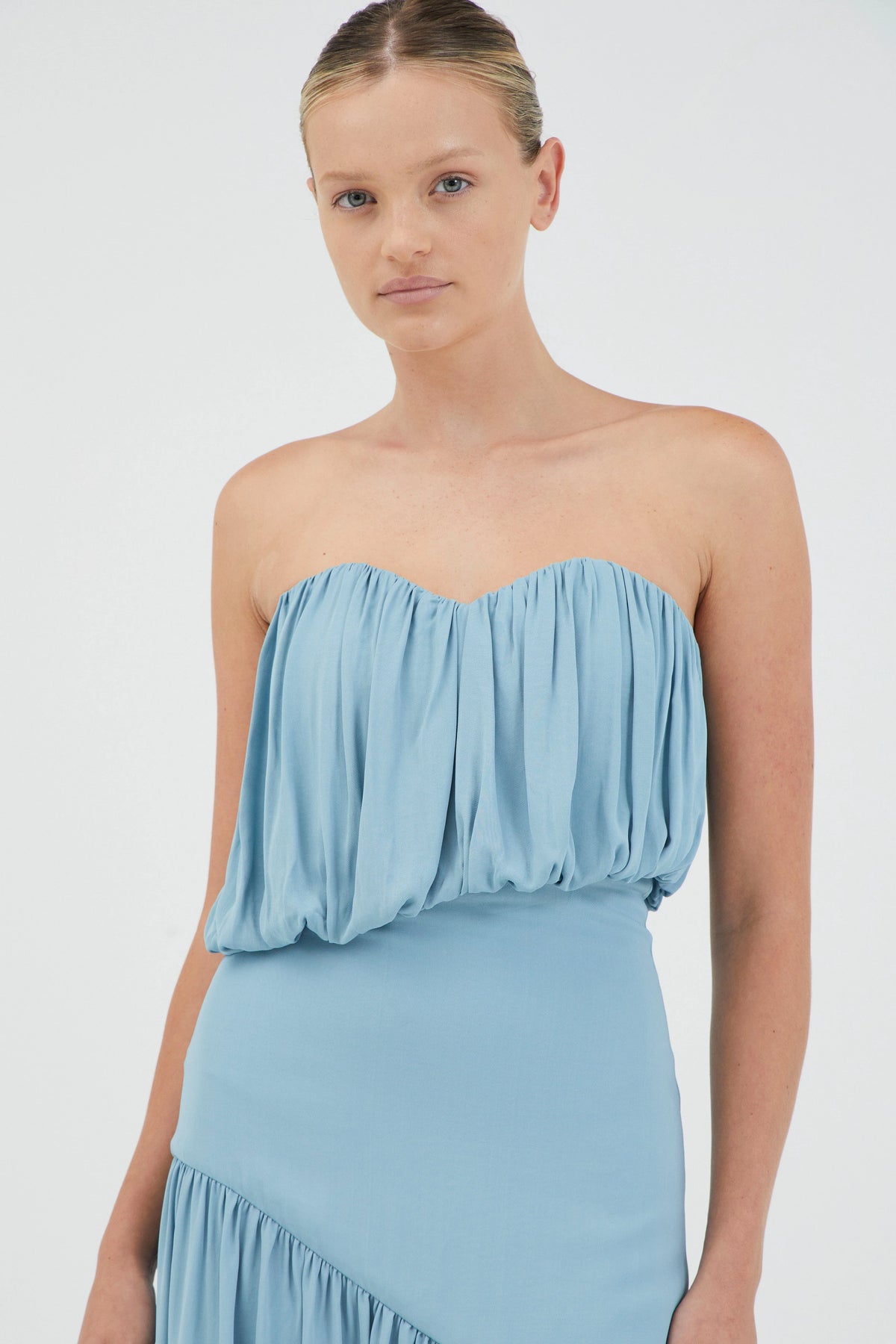 sachin and babi light blue dress Coco Dropped Waist Maxi Dress - Black
