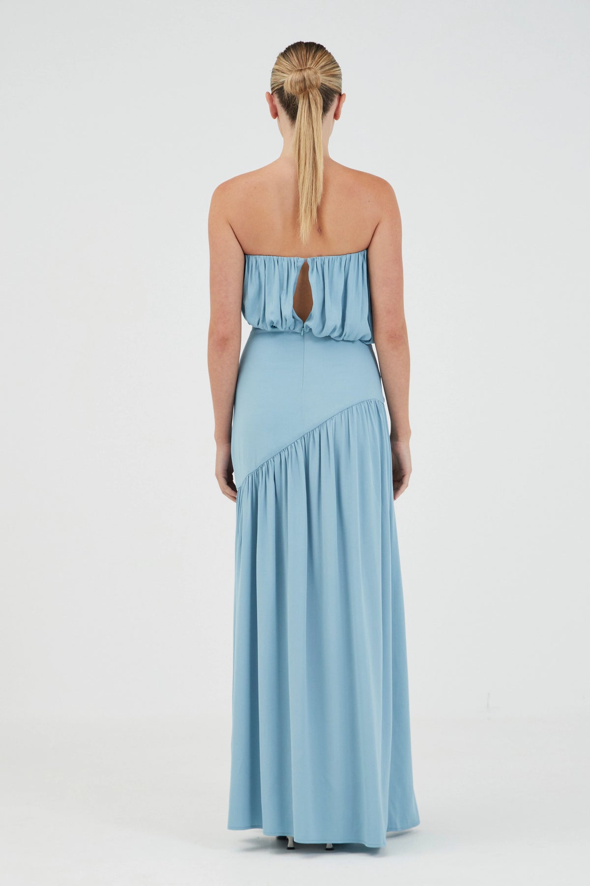 Third Form Seraphic Strapless Maxi Dress - Aquatic