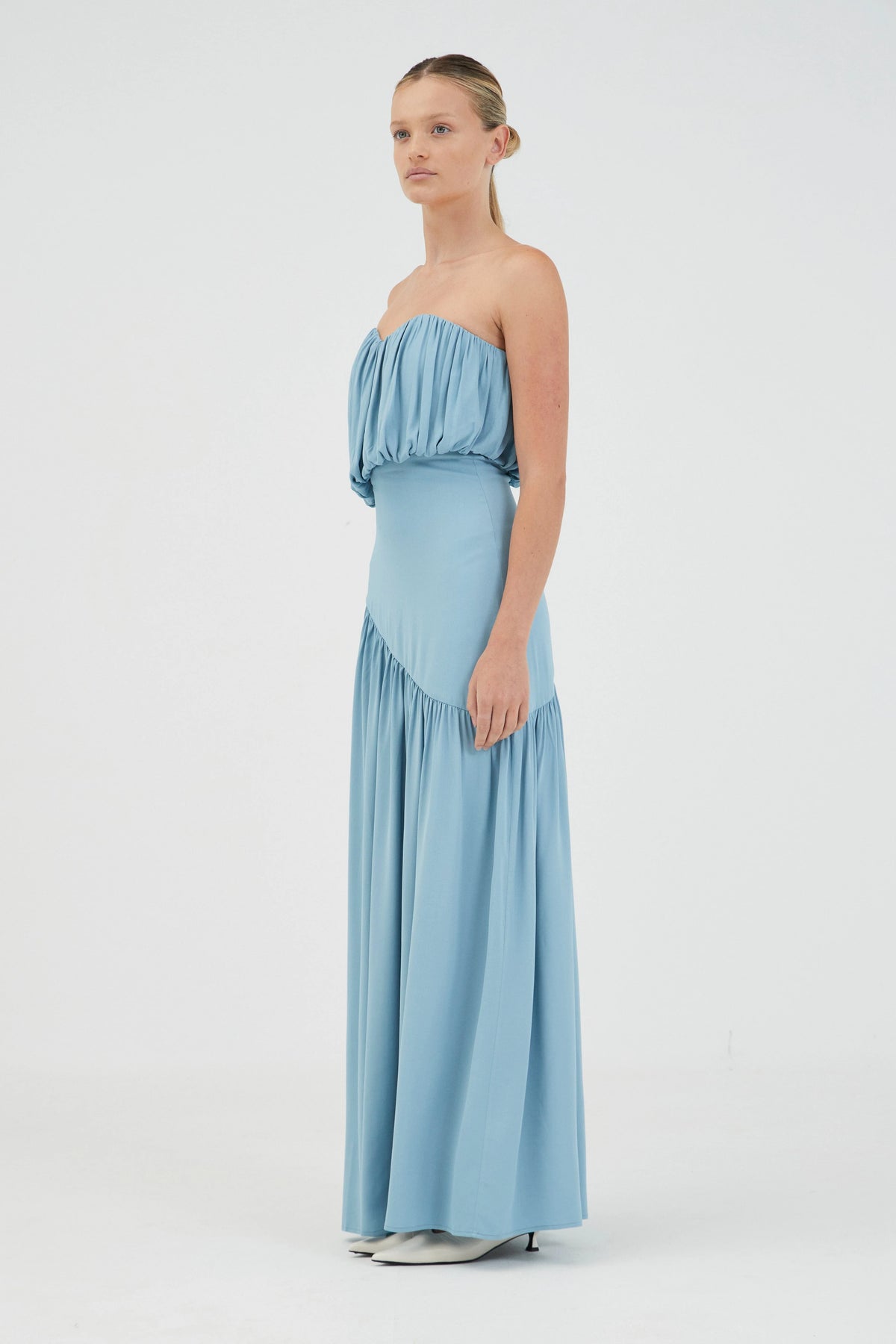 Third Form Seraphic Strapless Maxi Dress - Aquatic