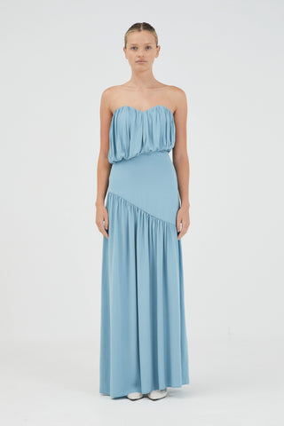 Third Form Seraphic Strapless Maxi Dress - Aquatic