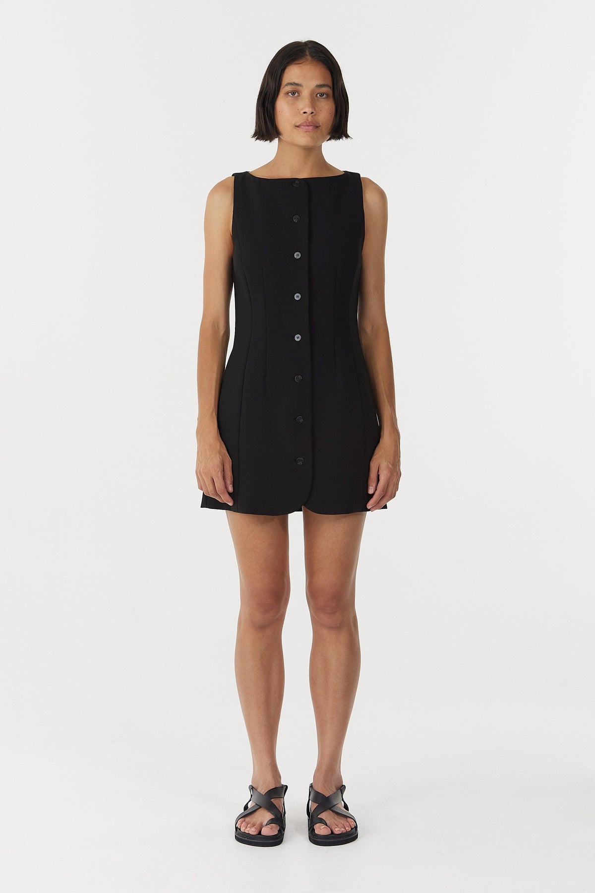 Third Form Skyline Tailored Mini Dress - Black