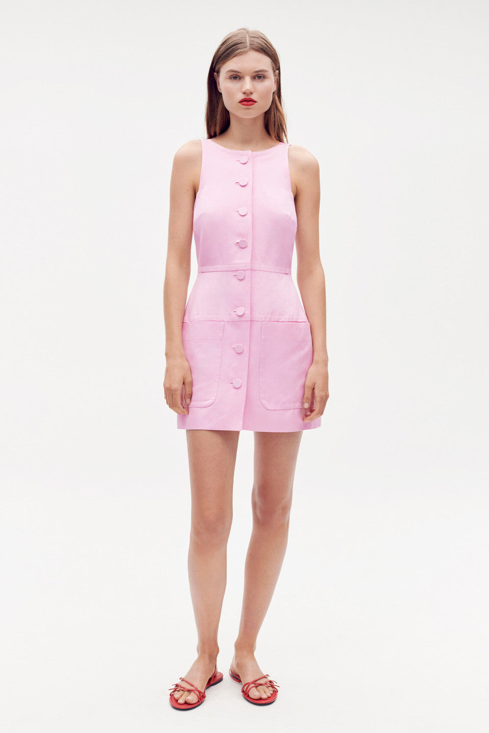 Coast blush lace waist shift dress clearance