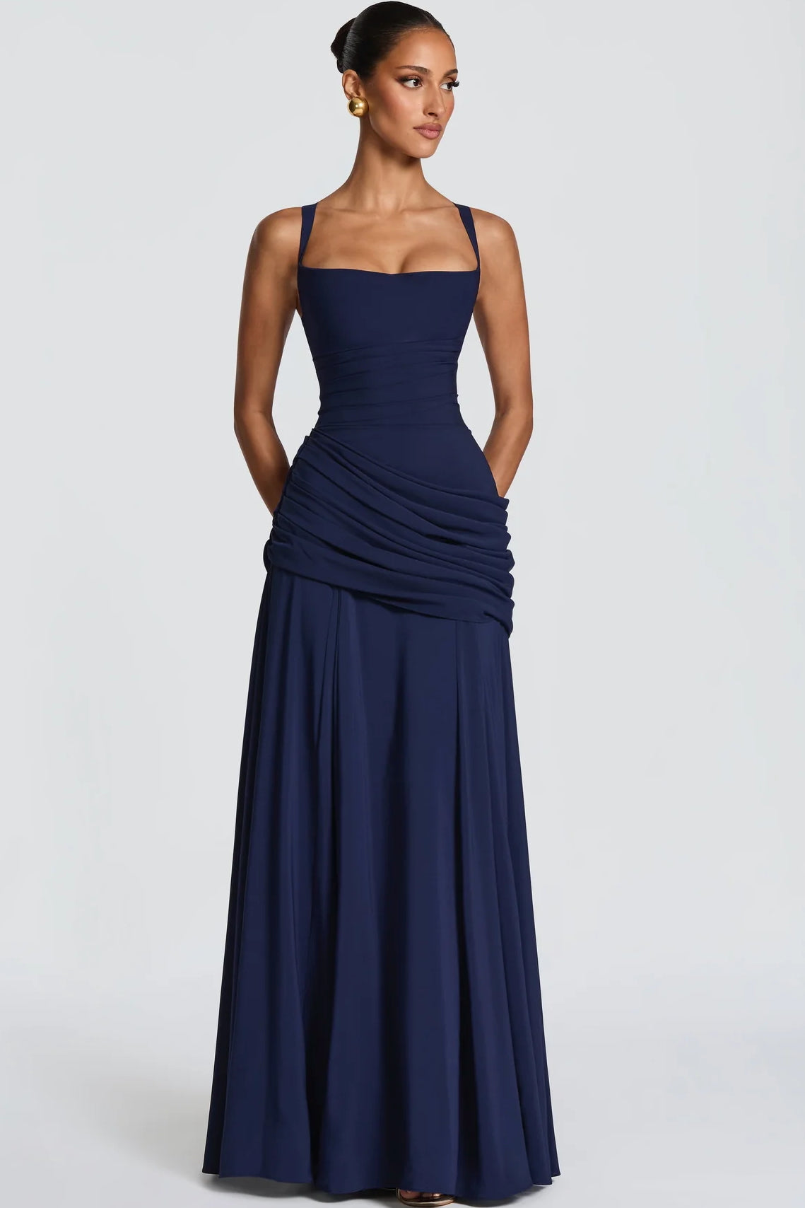 Babyboo Sura Maxi Dress - Navy