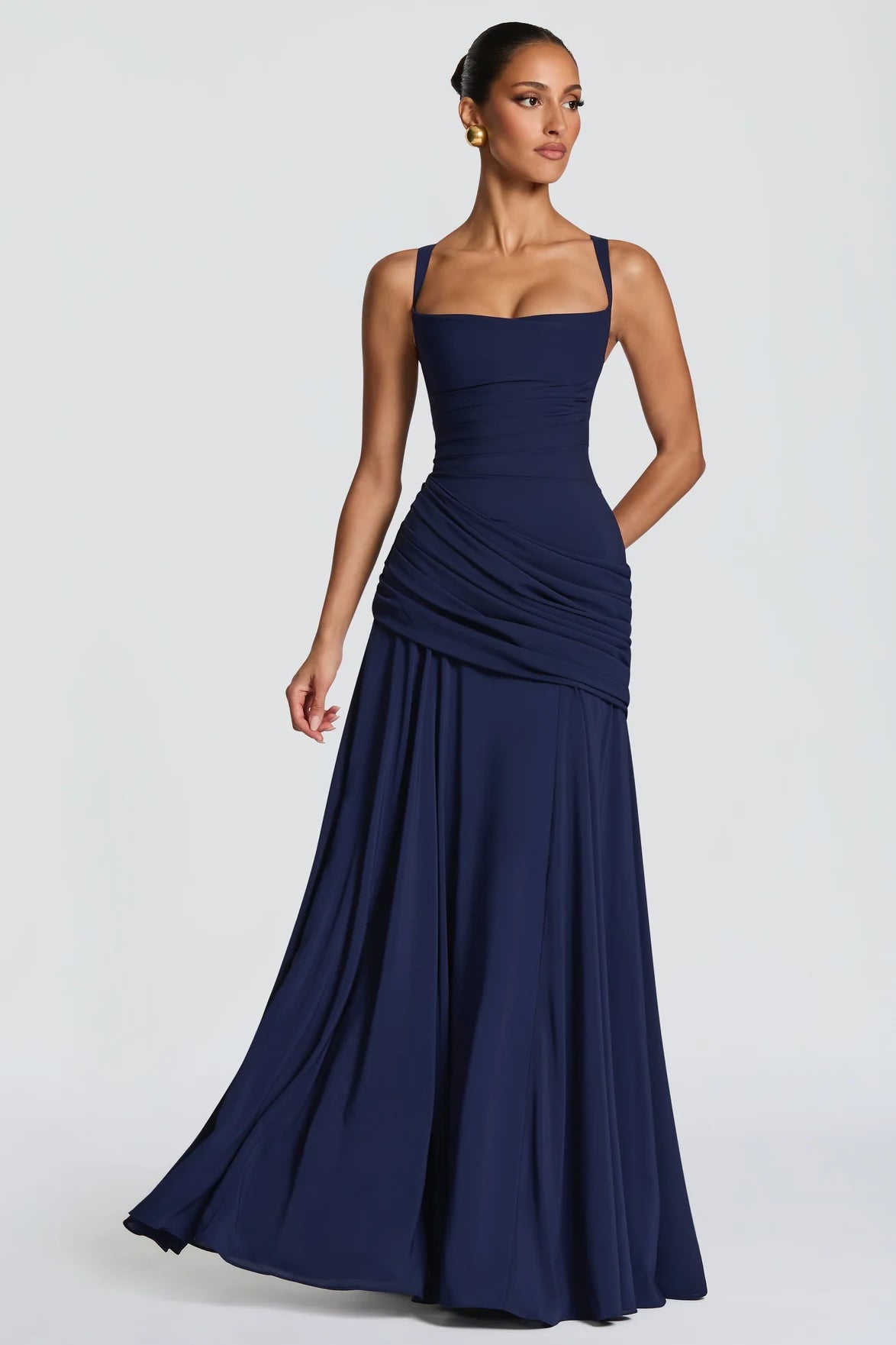 Babyboo Sura Maxi Dress - Navy