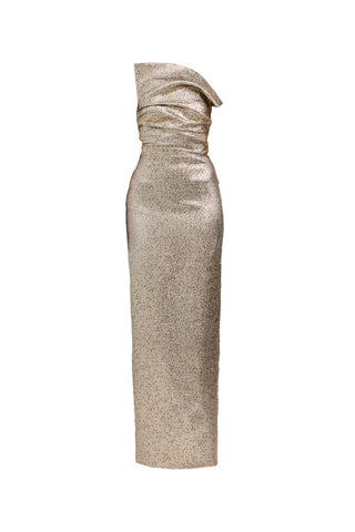 Tojhà Tacoma Dress - Metallic Champagne