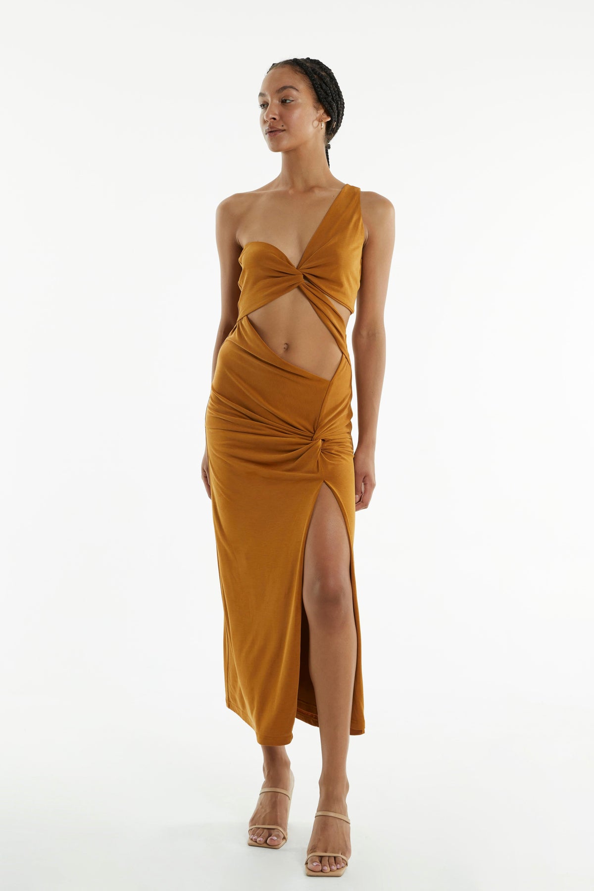Third Form Turn Around Twist Out Midi - Camel