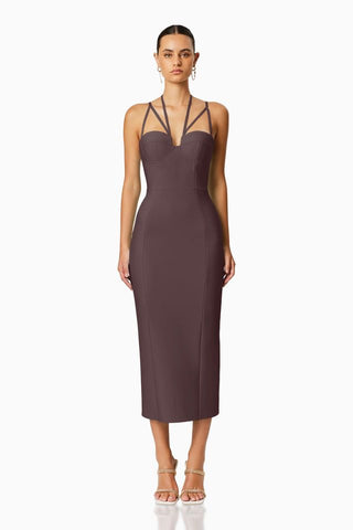 Elliatt Orchid Dress - Chocolate