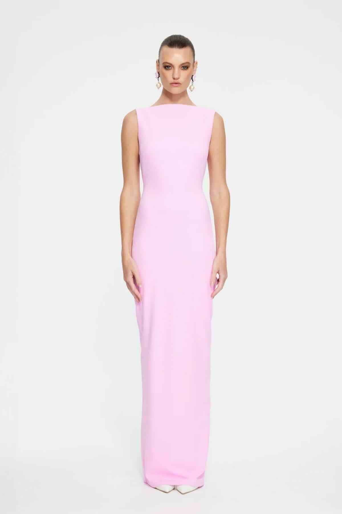 Effie Kats Verona Gown - Taffy Pink
