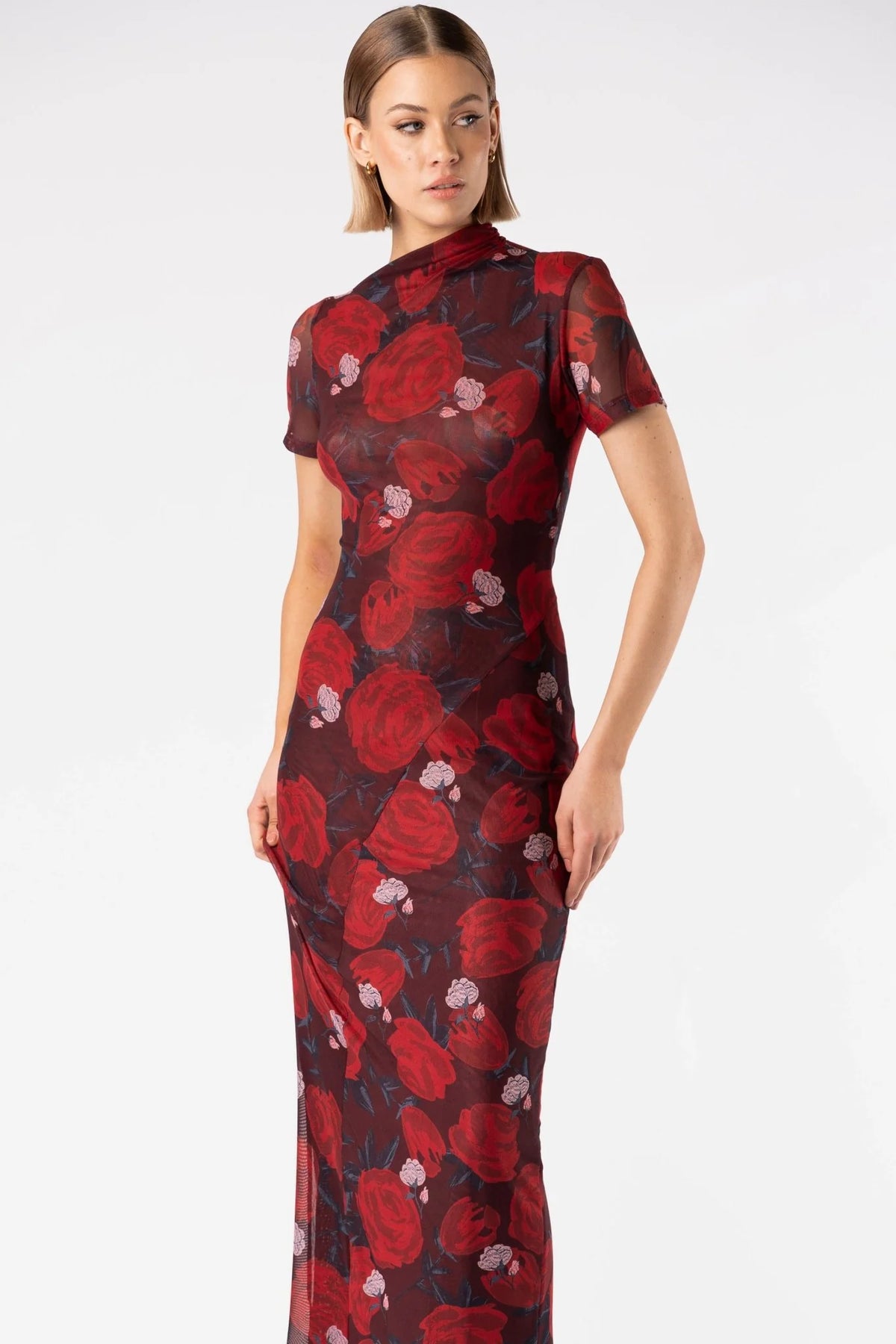 One Fell Swoop Vortex Stretch Dress - Briar Rose