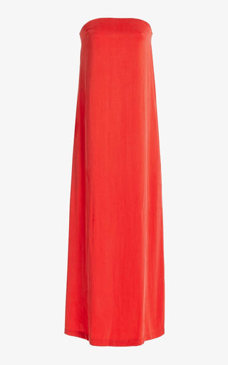 Third Form Voyage Strapless Maxi - Crimson