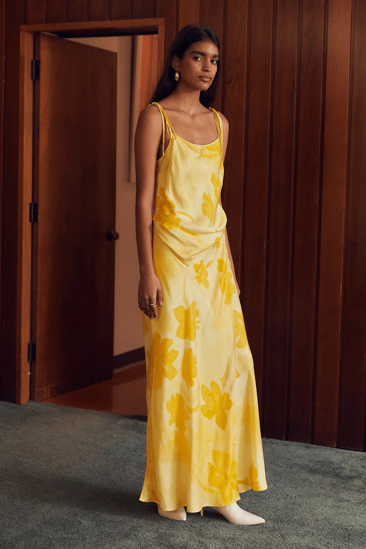 Third Form Wild Flower Wrap Maxi Slip Dress Floral Dress Hire AU