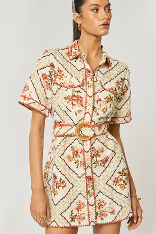 Winona Winnie Shirt Dress - Print