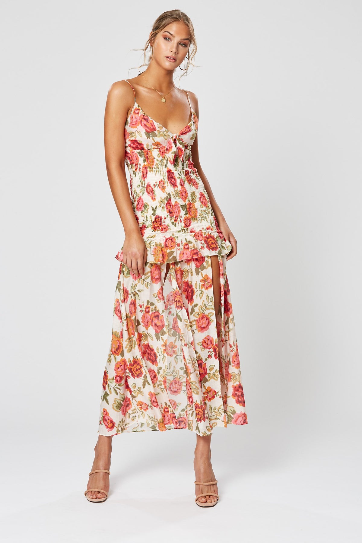 Winona Rosa Maxi Dress Dress Hire AU