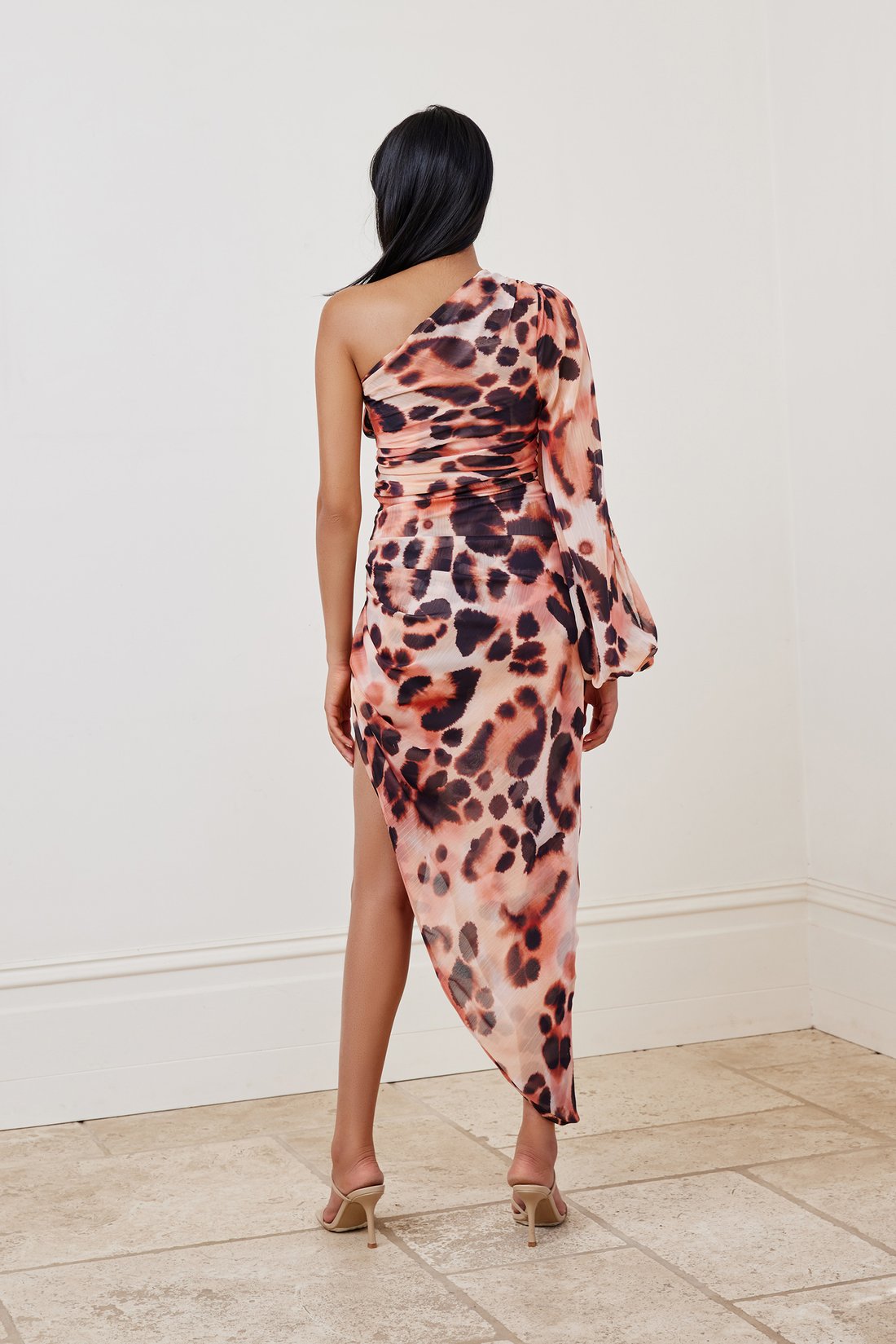 Lexi Oscar Dress - Sahara Leopard