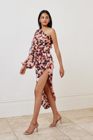 Lexi Oscar Dress - Sahara Leopard