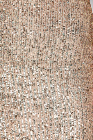 Winona Marquis Cowl Dress - Rose Gold