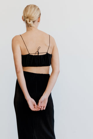 Third Form Rolling Hills Twist Bra - Black