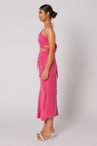 Winona Cerise Skirt - Hot Pink