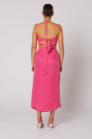 Winona Cerise Skirt - Hot Pink