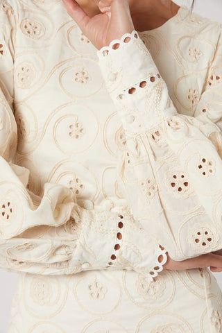Winona Maison Belt Dress - Embroidered