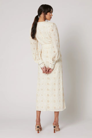 Winona Maison Belt Dress - Embroidered