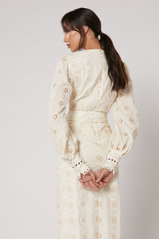 Winona Maison Belt Dress - Embroidered
