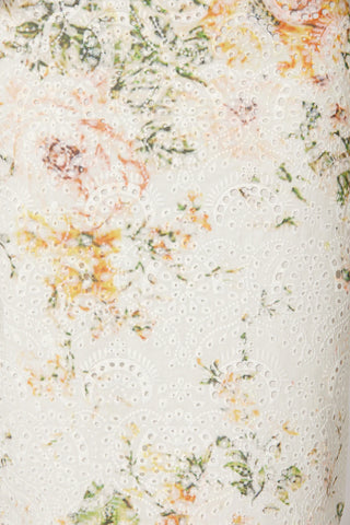 Winona Lantana Lace Up Dress - Print