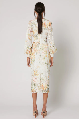 Winona Lantana Lace Up Dress - Print