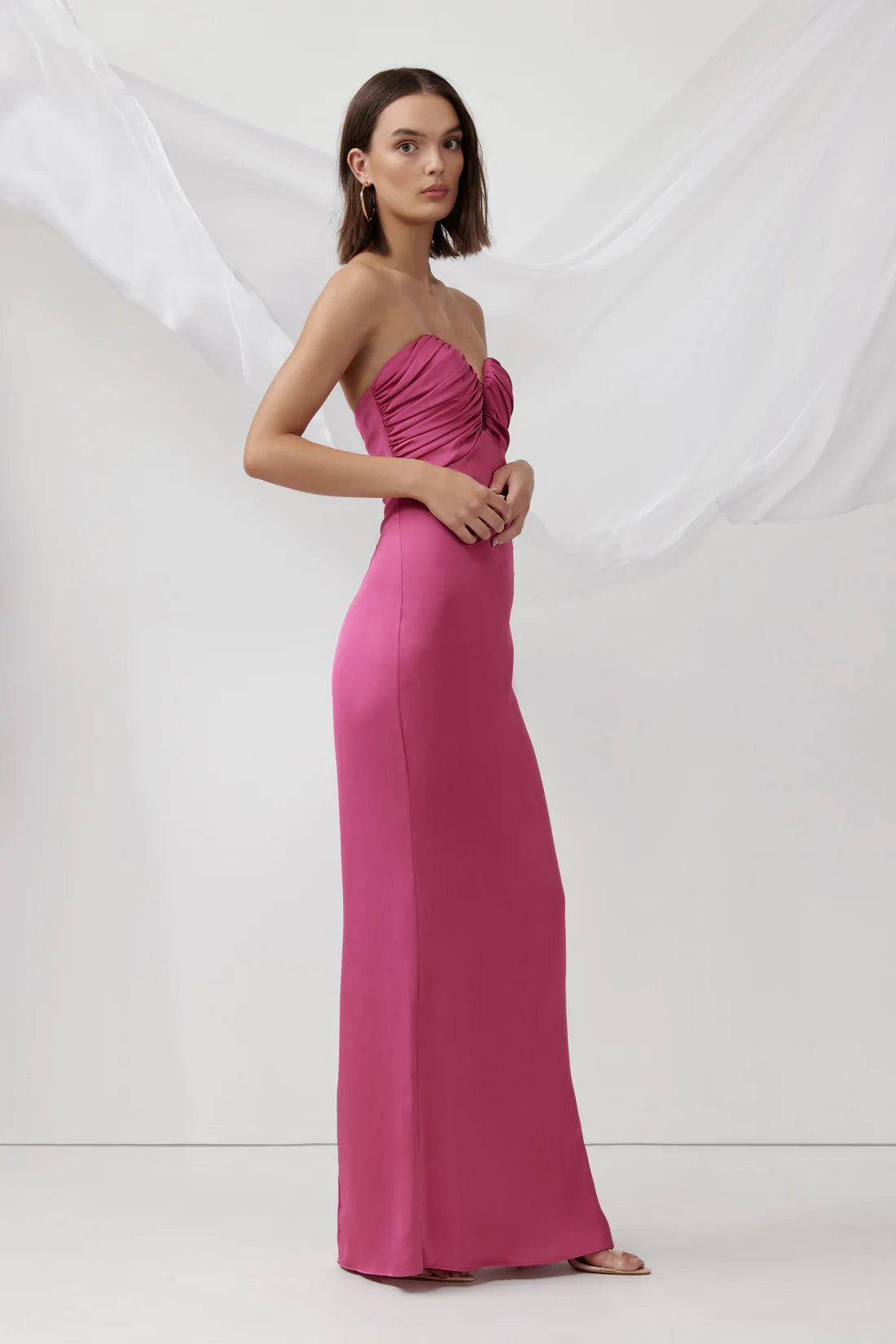 Lexi Magnolia Dress - Magenta