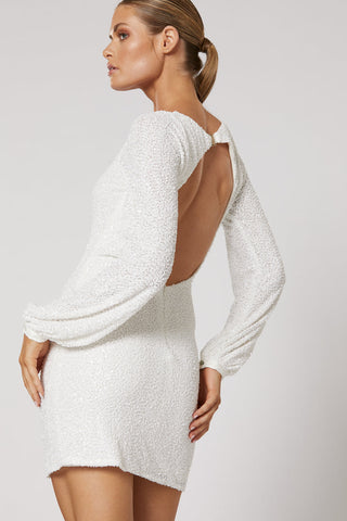 Winona Talei Long Sleeve Dress - White