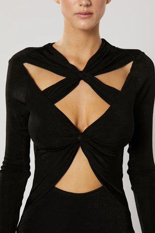 Winona Ithaca Cut Out Dress - Black