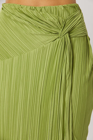 Winona Plisse Skirt - Green