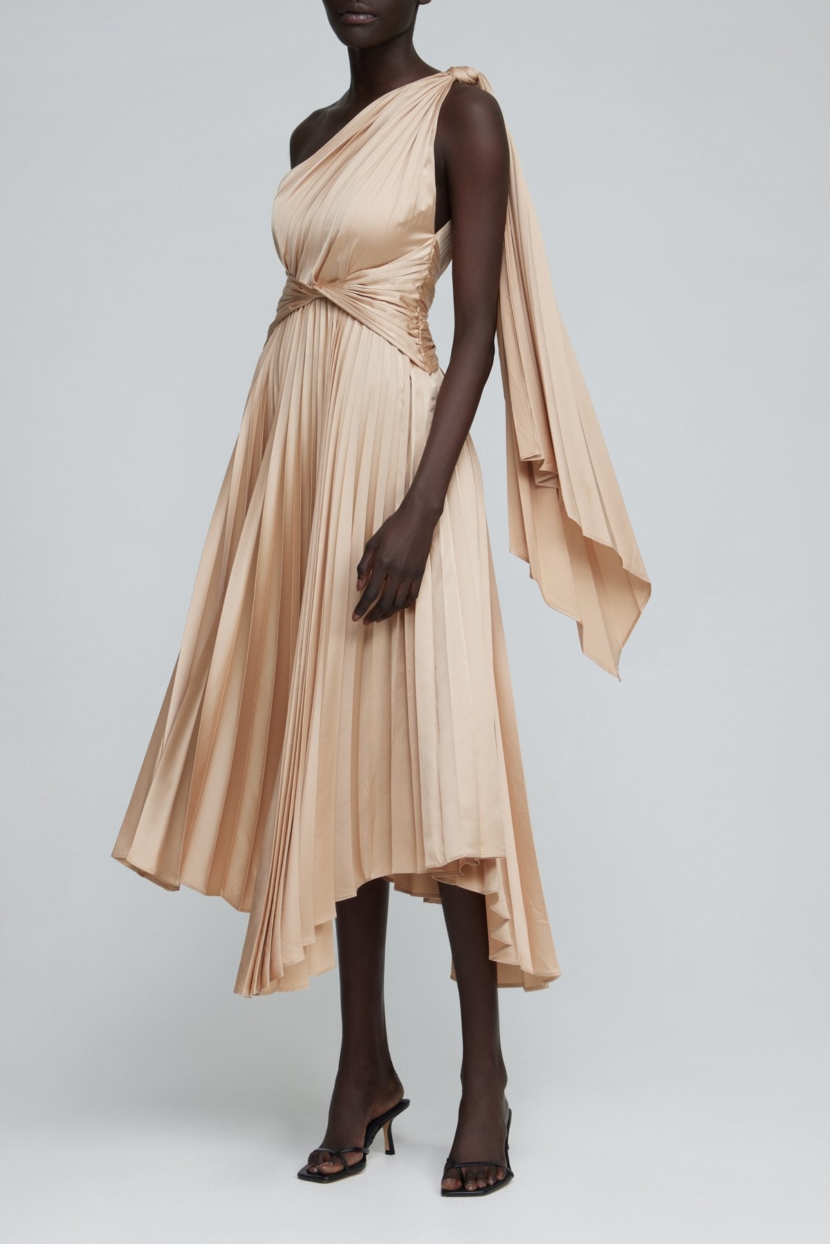 Acler cedar pleat dress top