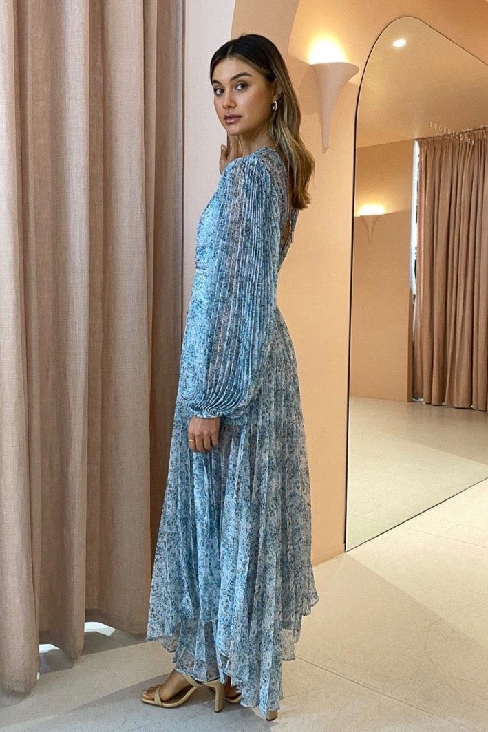 Acler Astone Dress - Blue Floral