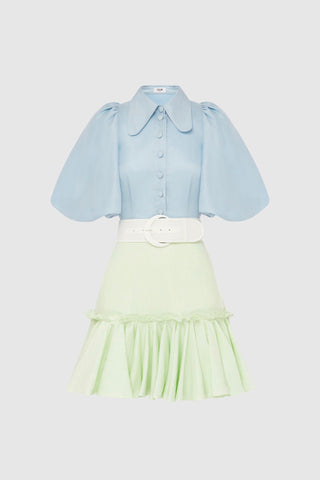 Leo Lin Cambridge Mini Dress - Air