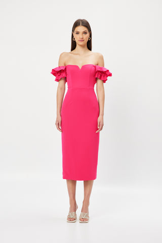 Elliatt Creole Dress - Fuchsia