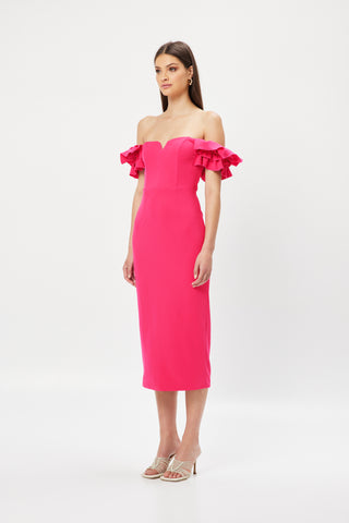 Elliatt Creole Dress - Fuchsia