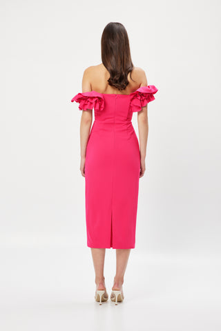 Elliatt Creole Dress - Fuchsia