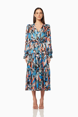 Elliatt Vista Maxi Dress - Dark Multi