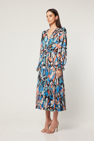Elliatt Vista Maxi Dress - Dark Multi