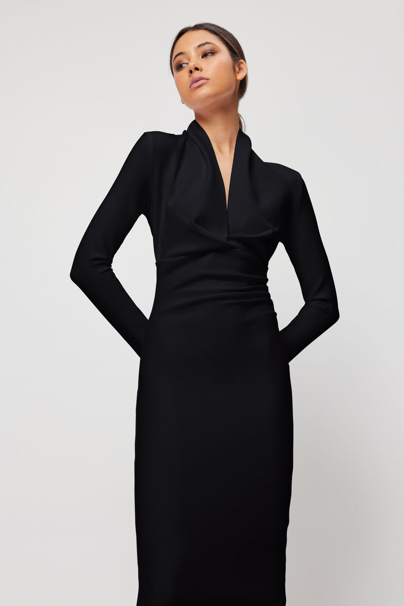 Elliatt Justine Dress - Black – Dress Hire AU