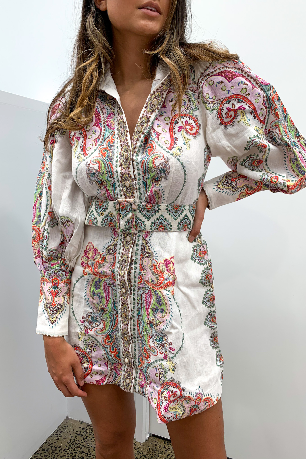 Zimmermann ninety six paisley dress best sale