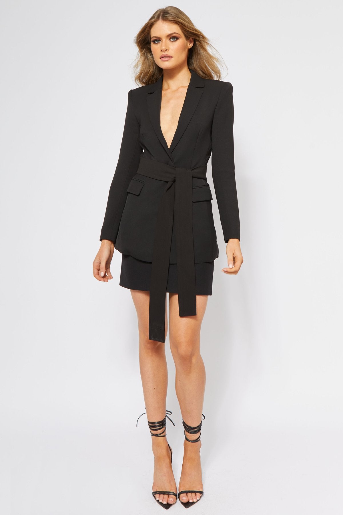 Bianca Bridgett Ella Blazer Black Dress Hire AU