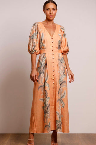Pasduchas Horizon Midi Dress - Earth