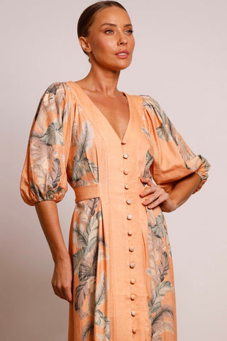 Pasduchas Horizon Midi Dress - Earth