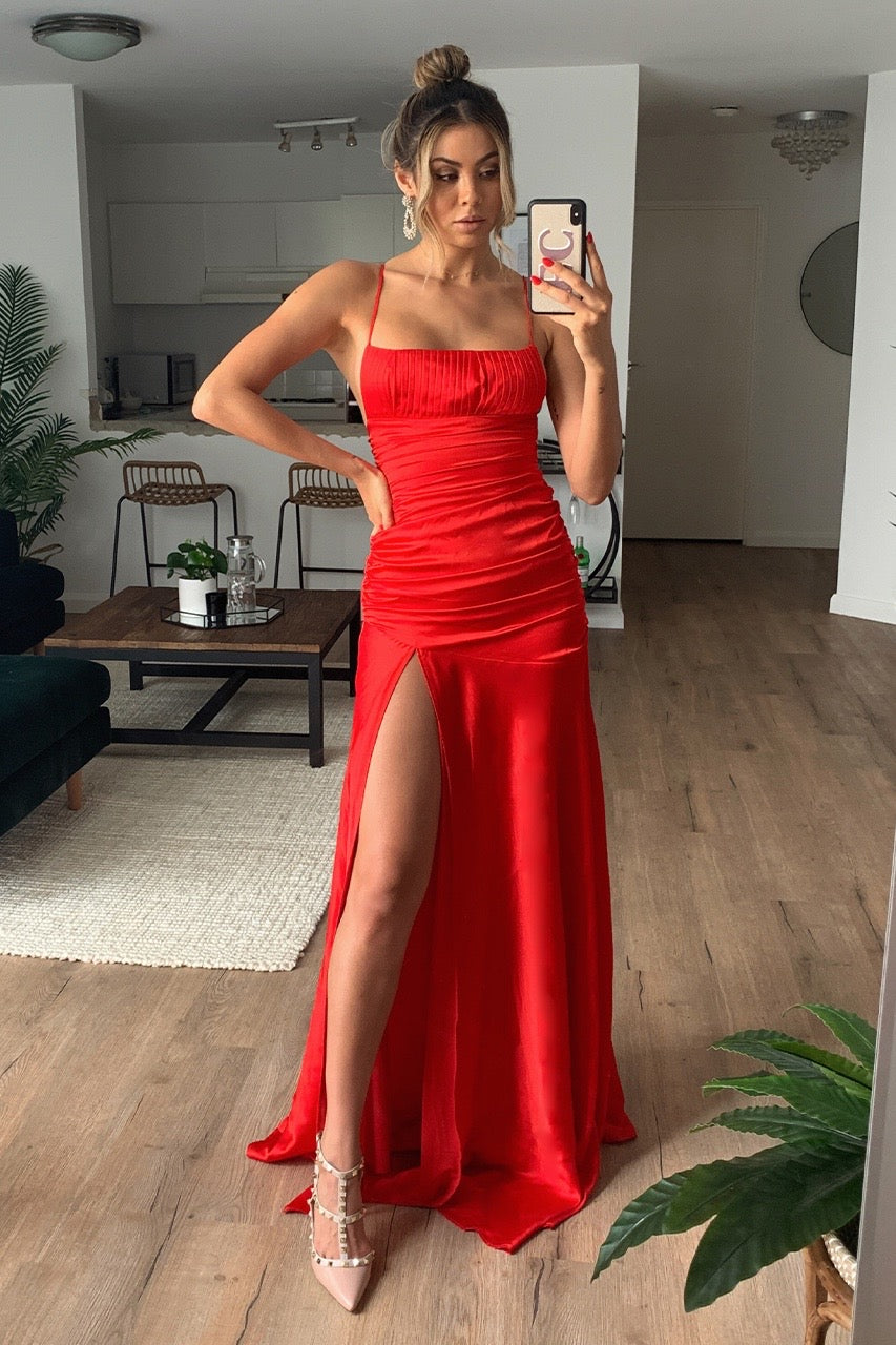 Prem the Label Siobhan Dress Red Dress Hire AU