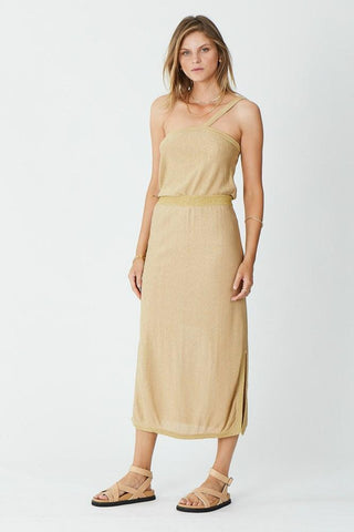 Suboo Coco Midi Skirt - Gold